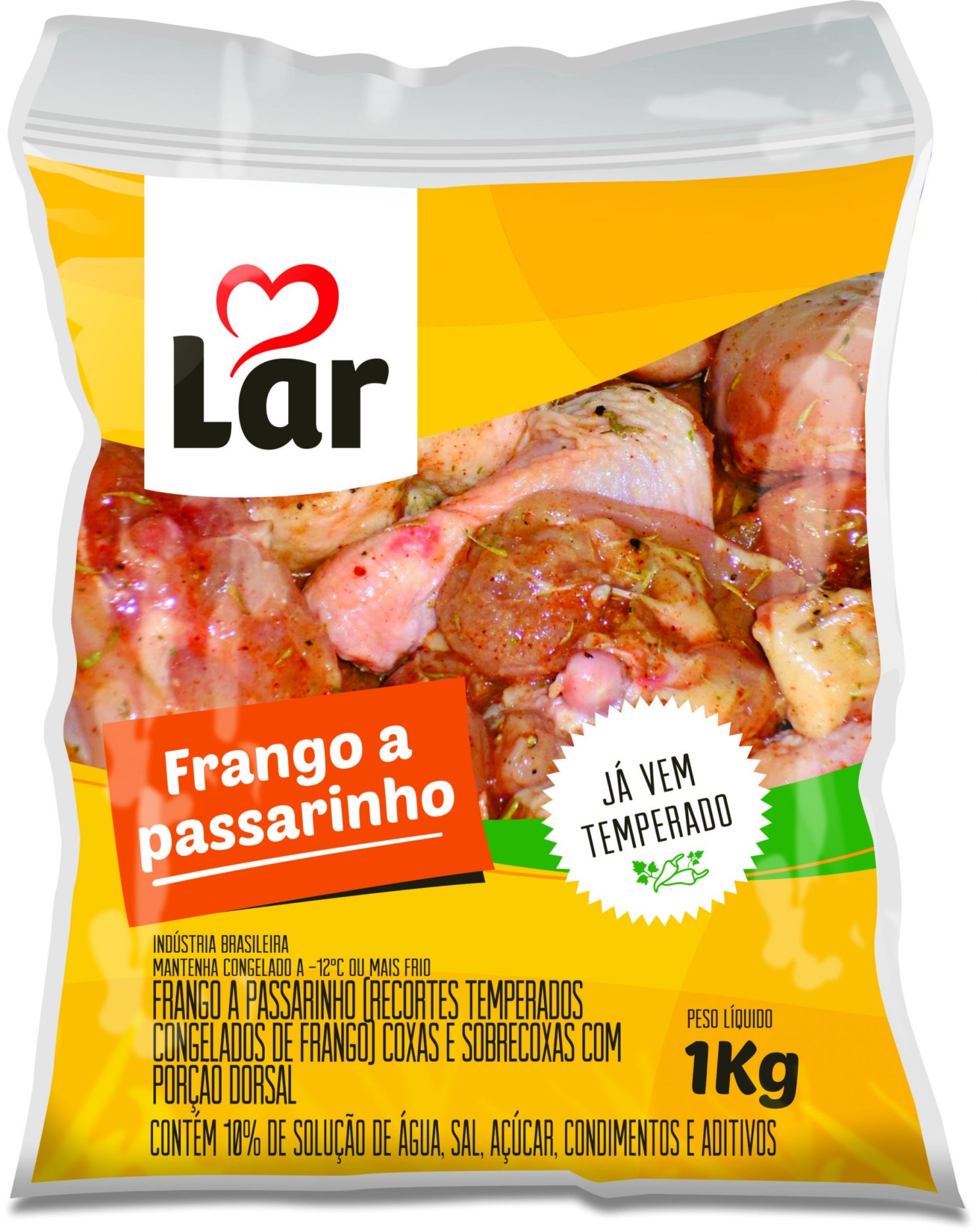 Frango A Passarinho Temperado Bf Alimentos