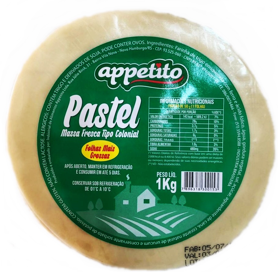 Massa Fresca para Pastel